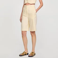 Mulheres Sandro Paris Bermudas Retas