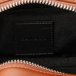Homem Sandro Paris Bolsa Pequena De Couro Liso