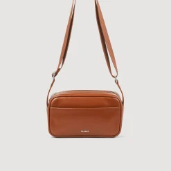 Homem Sandro Paris Bolsa Pequena De Couro Liso