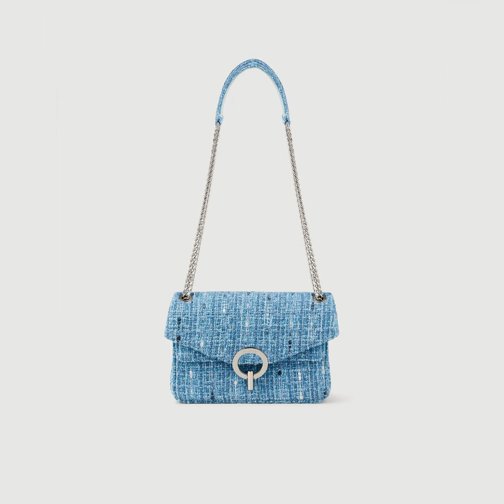 Mulheres Sandro Paris Bolsa Pequena Em Sarja Yza