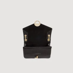 Mulheres Sandro Paris Bolsa Yza Em Couro De Curtume Certificado