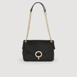 Mulheres Sandro Paris Bolsa Yza Em Couro De Curtume Certificado