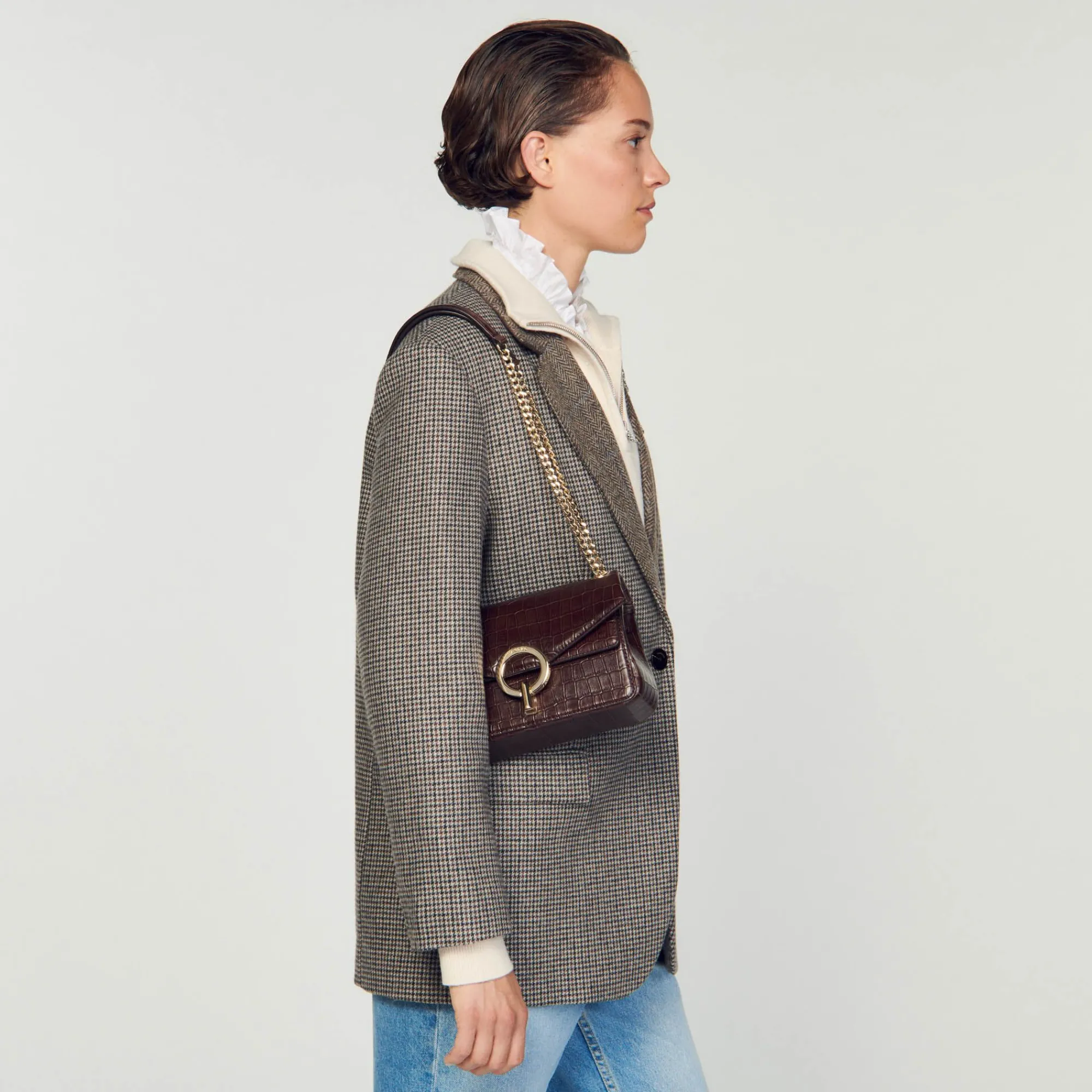 Mulheres Sandro Paris Bolsa Yza Modelo Pequena