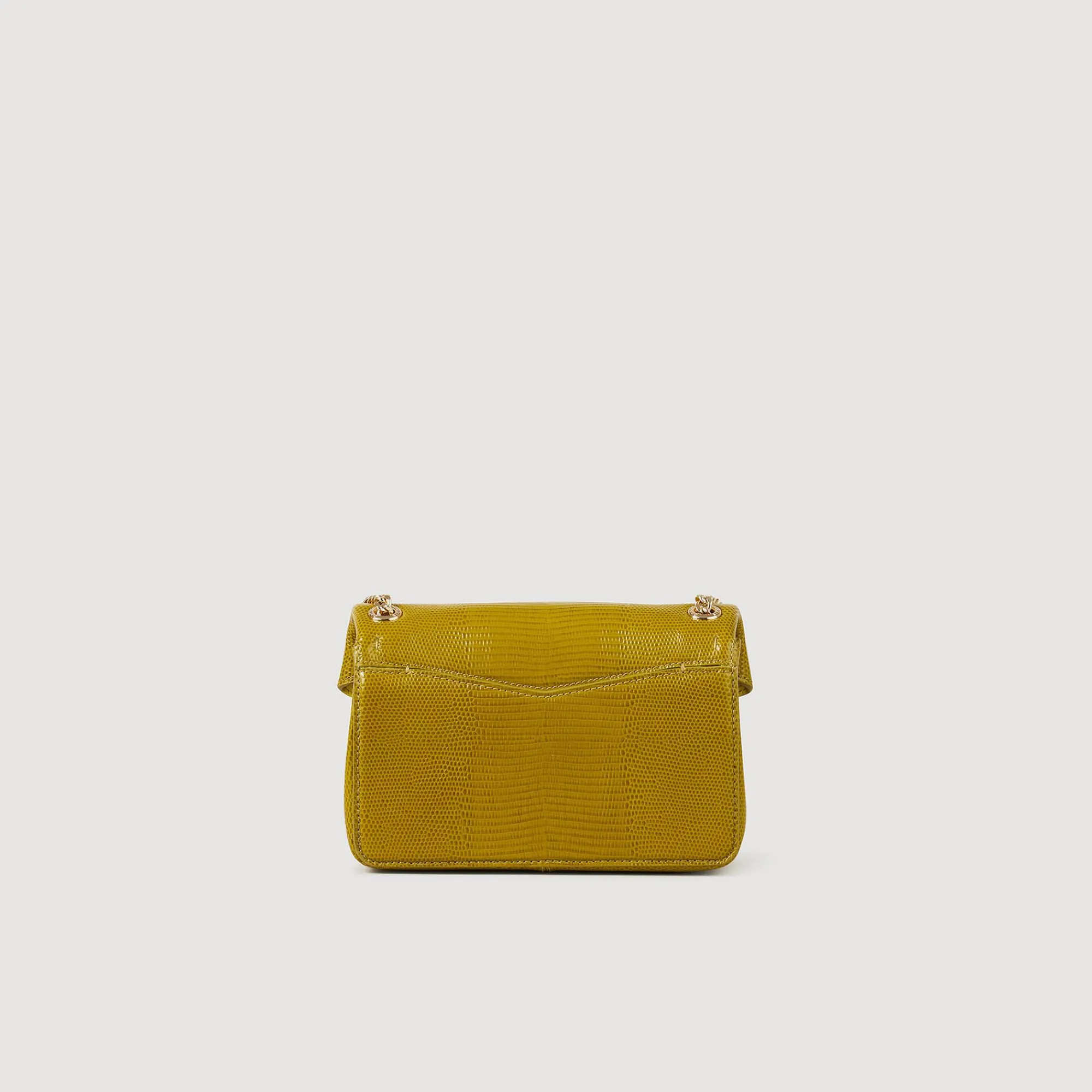 Mulheres Sandro Paris Bolsa Yza Pequena De Couro Com Efeito Lagarto