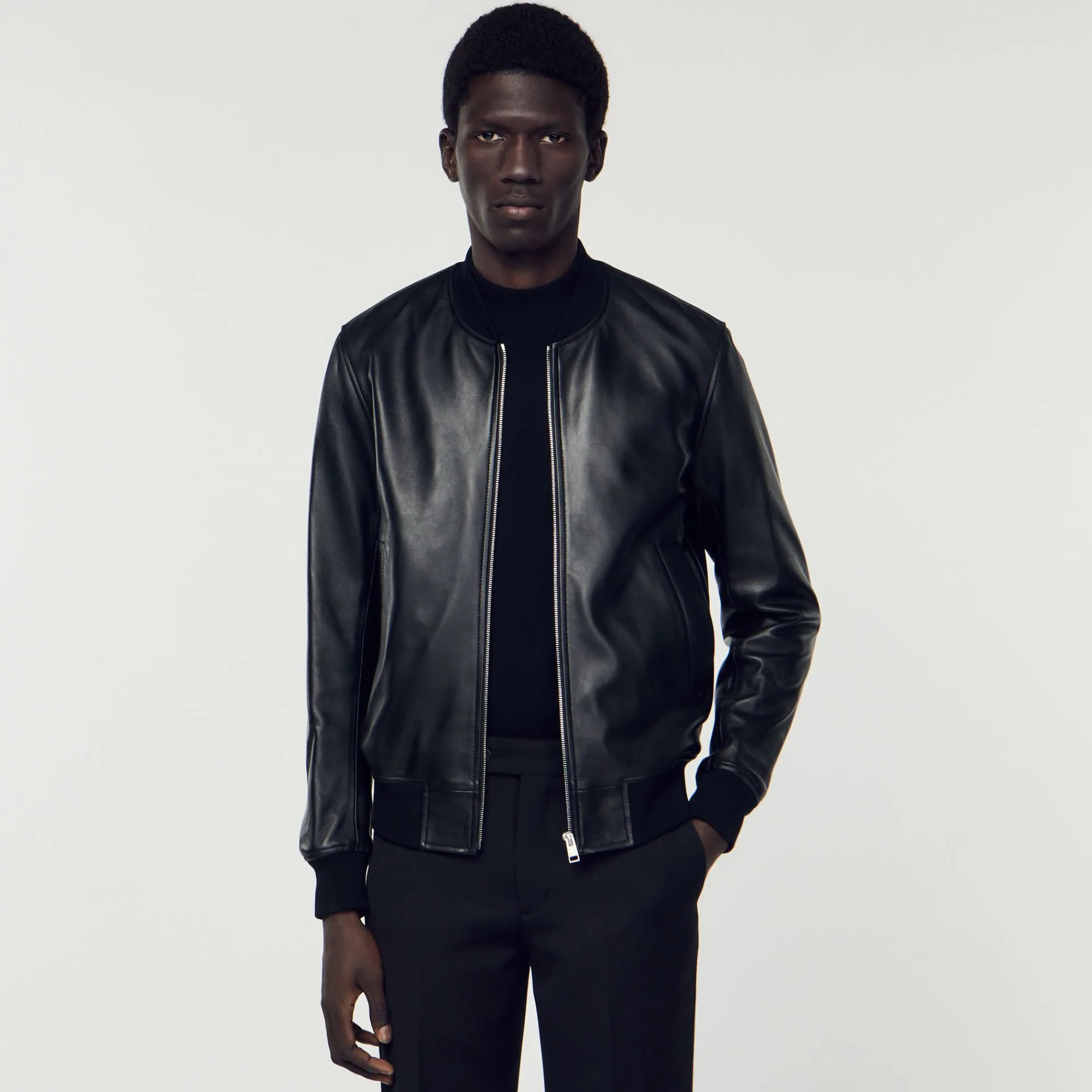 Homem Sandro Paris Cacadora De Couro