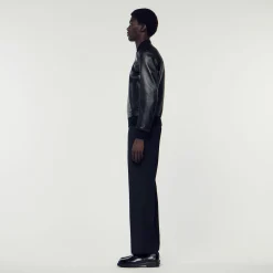 Homem Sandro Paris Cacadora De Couro