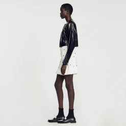 Mulheres Sandro Paris Cacadora De Couro