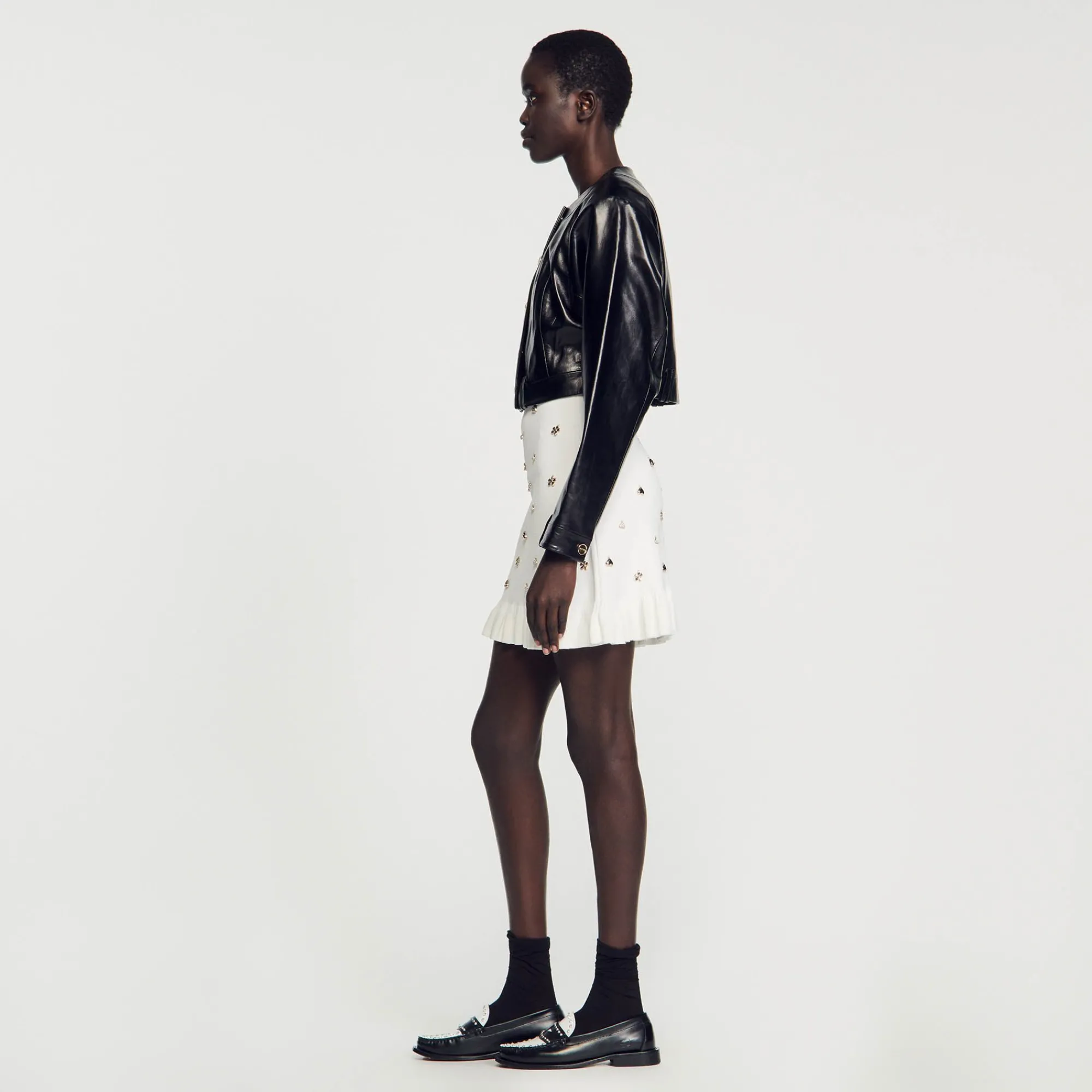 Mulheres Sandro Paris Cacadora De Couro