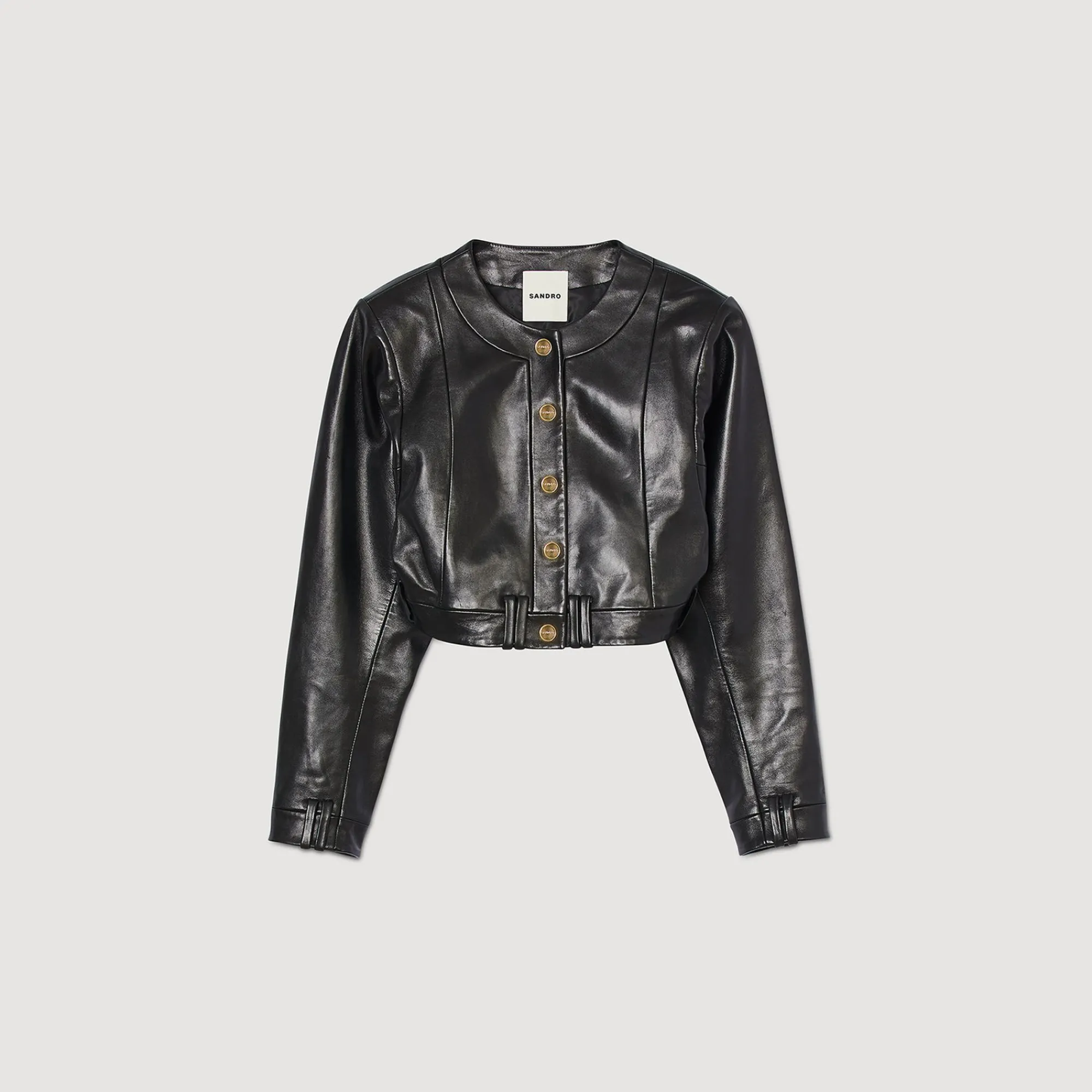 Mulheres Sandro Paris Cacadora De Couro