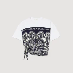 Mulheres Sandro Paris Cachecol De Camiseta