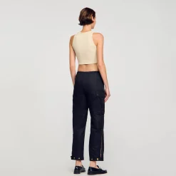 Mulheres Sandro Paris Calça Cargo