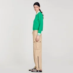 Mulheres Sandro Paris Calça Cargo