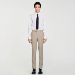 Homem Sandro Paris Calça De Traje