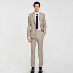 Homem Sandro Paris Calça De Traje