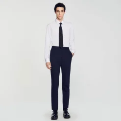 Homem Sandro Paris Calça De Traje