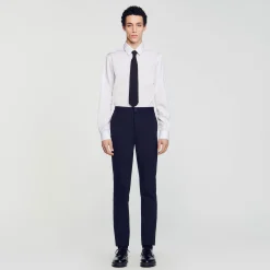 Homem Sandro Paris Calça De Traje