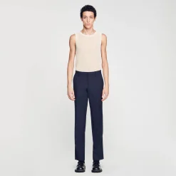 Homem Sandro Paris Calça De Traje