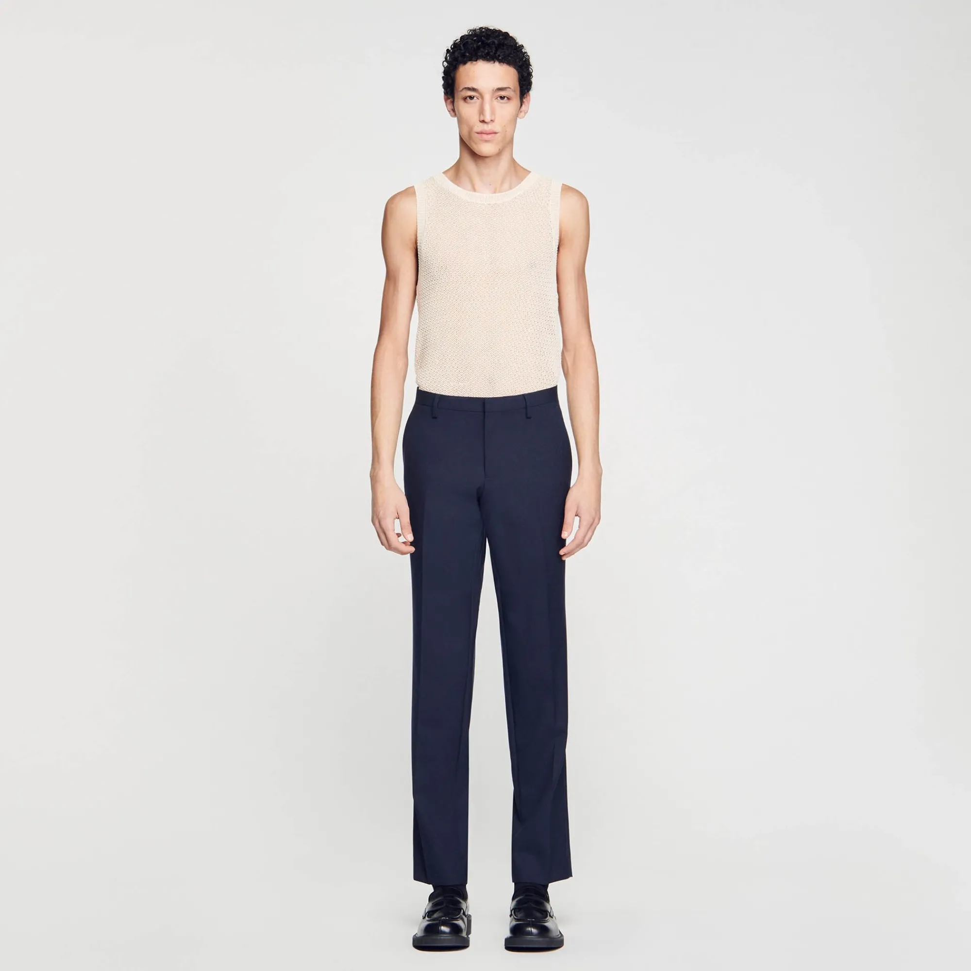 Homem Sandro Paris Calça De Traje