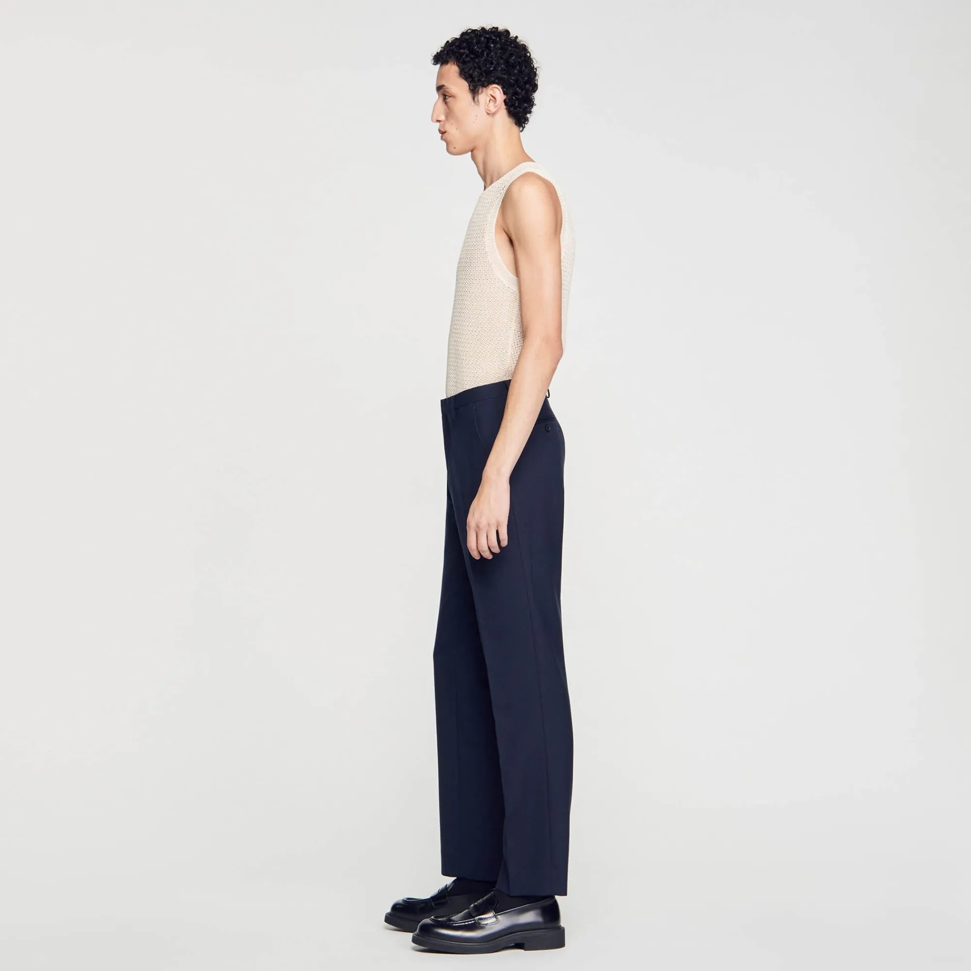 Homem Sandro Paris Calça De Traje