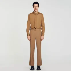 Homem Sandro Paris Calça De Traje