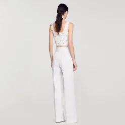 Mulheres Sandro Paris Calça Larga