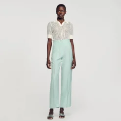 Mulheres Sandro Paris Calça Larga