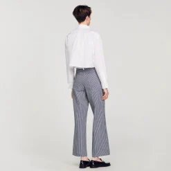 Mulheres Sandro Paris Calça Listrada