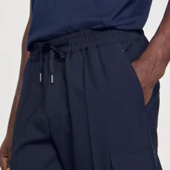 Homem Sandro Paris Calças Cargo Elasticas