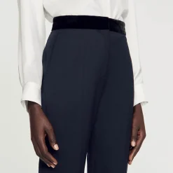 Mulheres Sandro Paris Calças Classicas