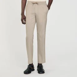 Homem Sandro Paris Calças Com Cintura Elastica