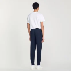 Homem Sandro Paris Calças De Jogging Em Malha