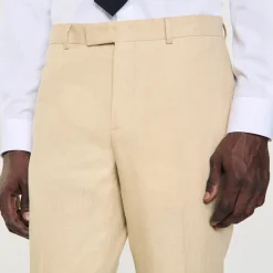 Homem Sandro Paris Calças De Linho