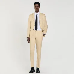 Homem Sandro Paris Calças De Linho