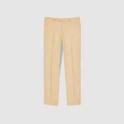 Homem Sandro Paris Calças De Linho