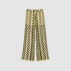 Mulheres Sandro Paris Calças De Malha