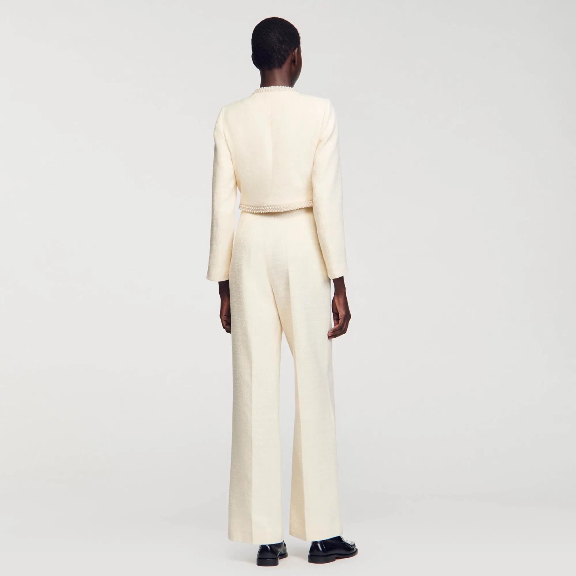 Mulheres Sandro Paris Calças De Sarja