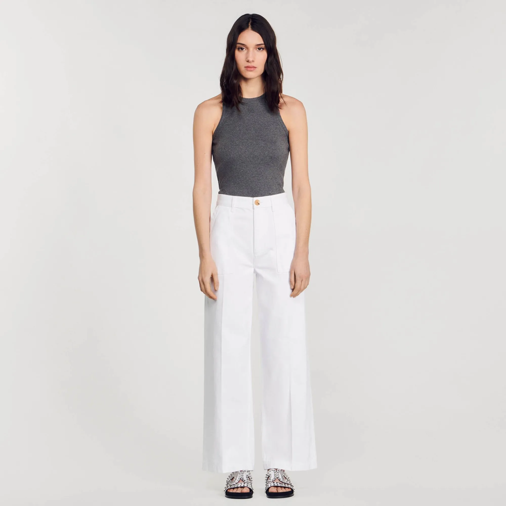 Mulheres Sandro Paris Calças Jeans