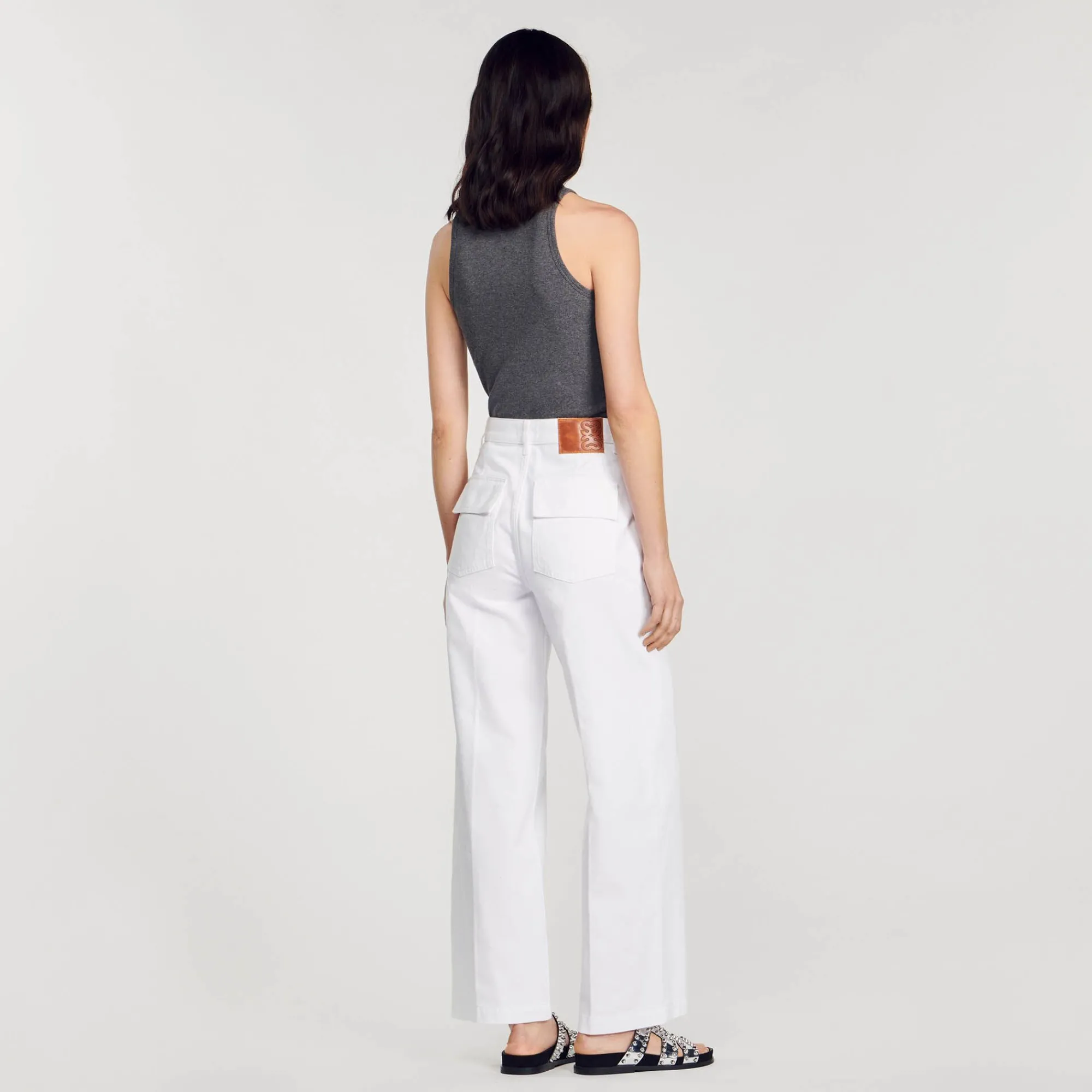 Mulheres Sandro Paris Calças Jeans