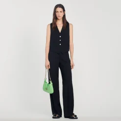 Mulheres Sandro Paris Calças Largas