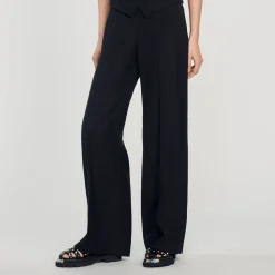 Mulheres Sandro Paris Calças Largas