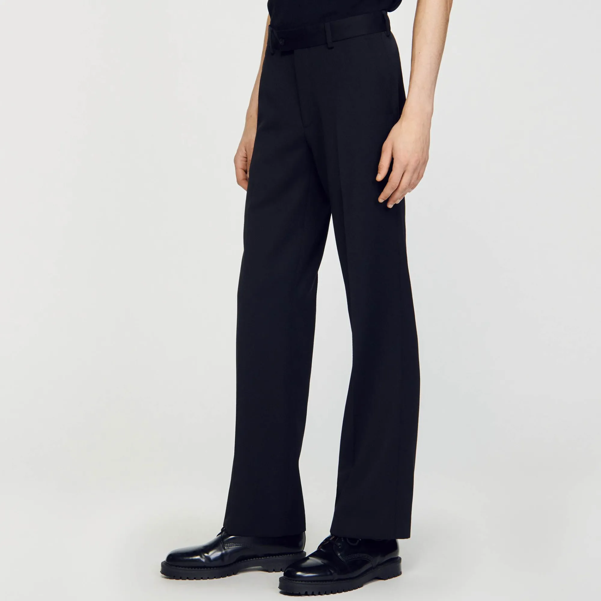 Homem Sandro Paris Calças Mistura De La