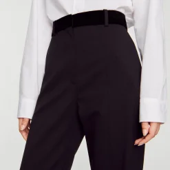 Mulheres Sandro Paris Calças Retas