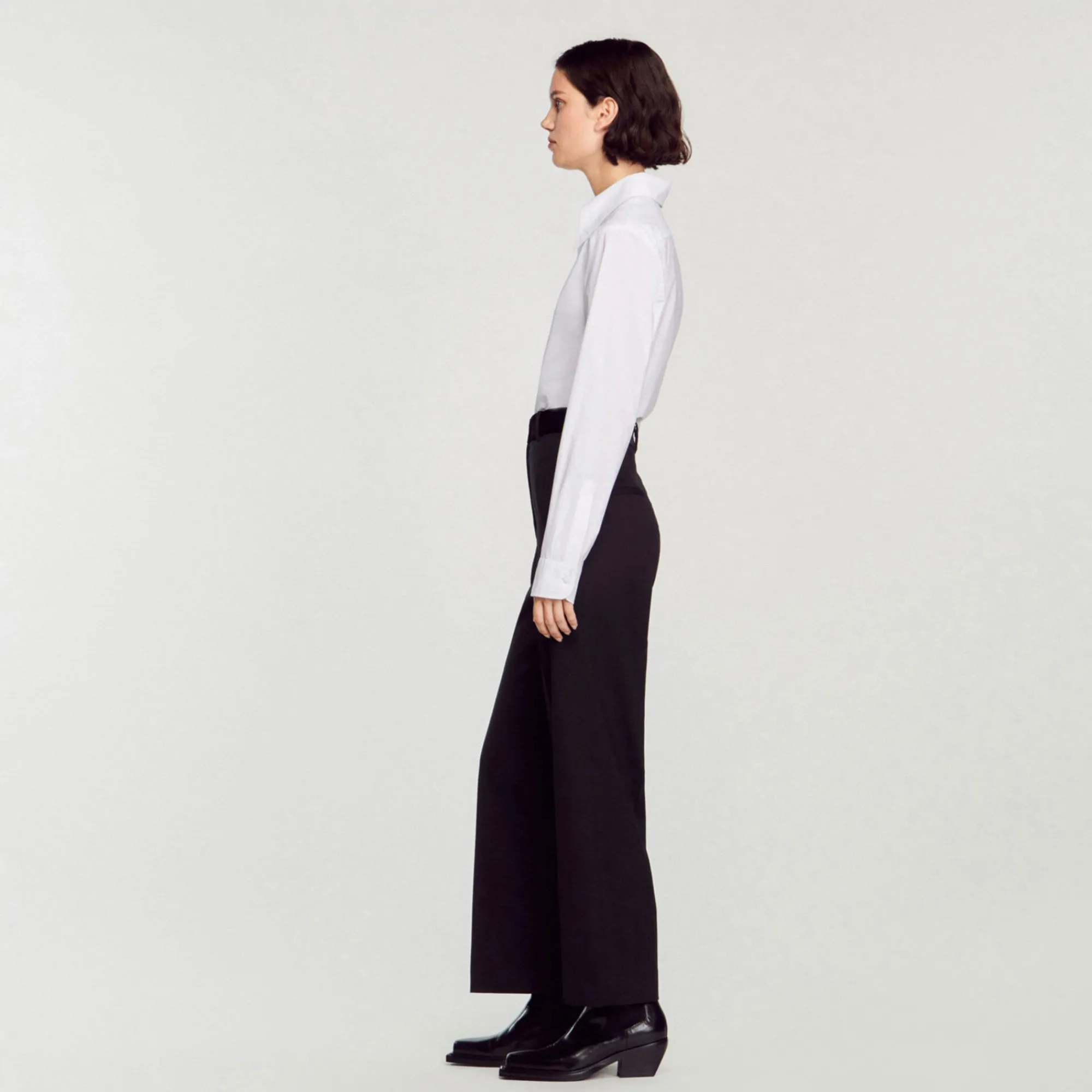 Mulheres Sandro Paris Calças Retas