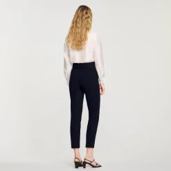 Mulheres Sandro Paris Calças Retas