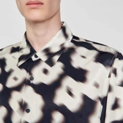 Homem Sandro Paris Camisa Com Estampa Floral