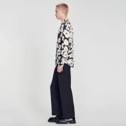 Homem Sandro Paris Camisa Com Estampa Floral