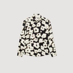 Homem Sandro Paris Camisa Com Estampa Floral