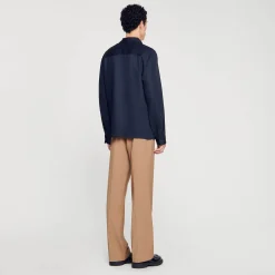 Homem Sandro Paris Camisa Com Ziper