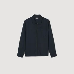 Homem Sandro Paris Camisa Com Ziper