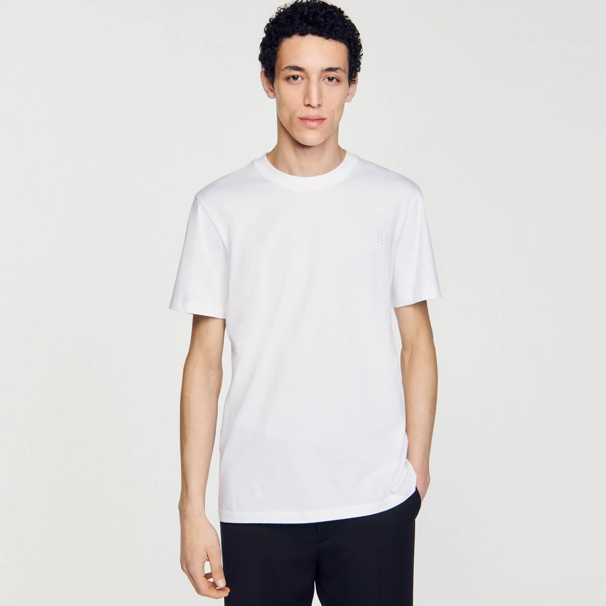 Homem Sandro Paris Camisa De Algodao